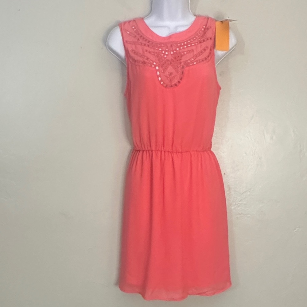 Collective Concepts Coral Mini Dress
